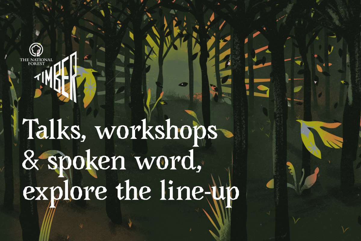 Talks, workshops & spoken word, explore the line-up